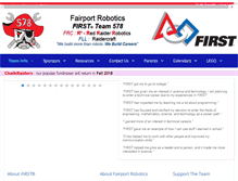 Tablet Screenshot of fairportrobotics.org